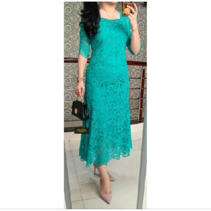 Setelan Semi Perancis /Setelan Brokat/Baju Kebaya Kekinian