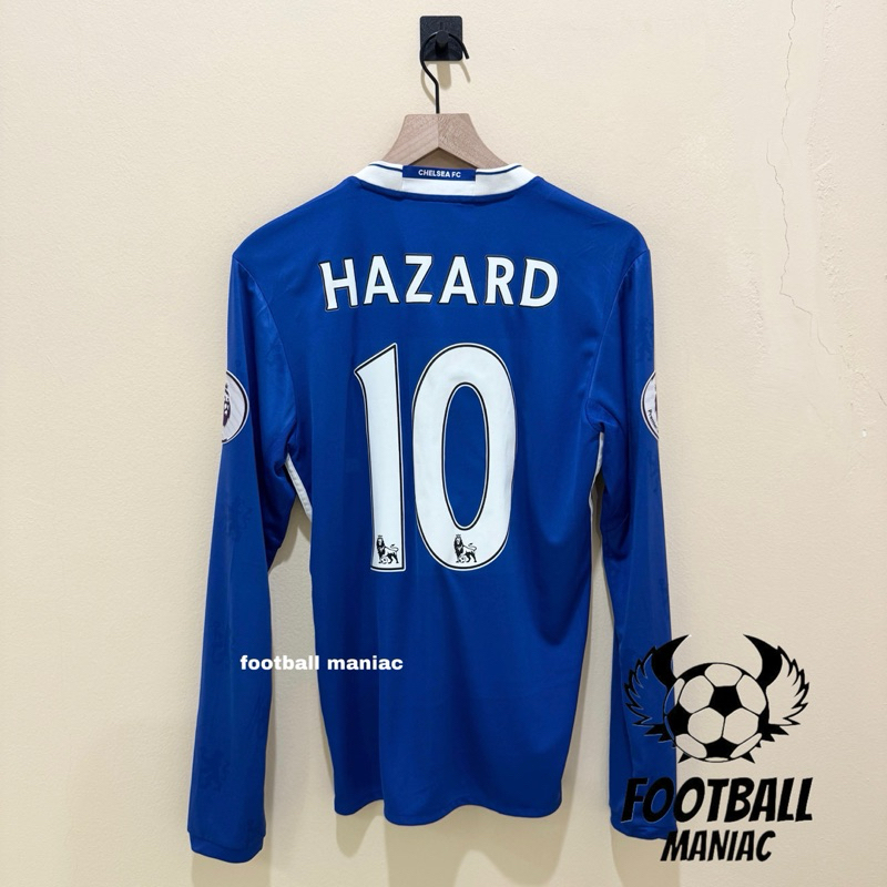 Jersey Original Chelsea Home 2016/2017 Long Sleeve LS Hazard #10