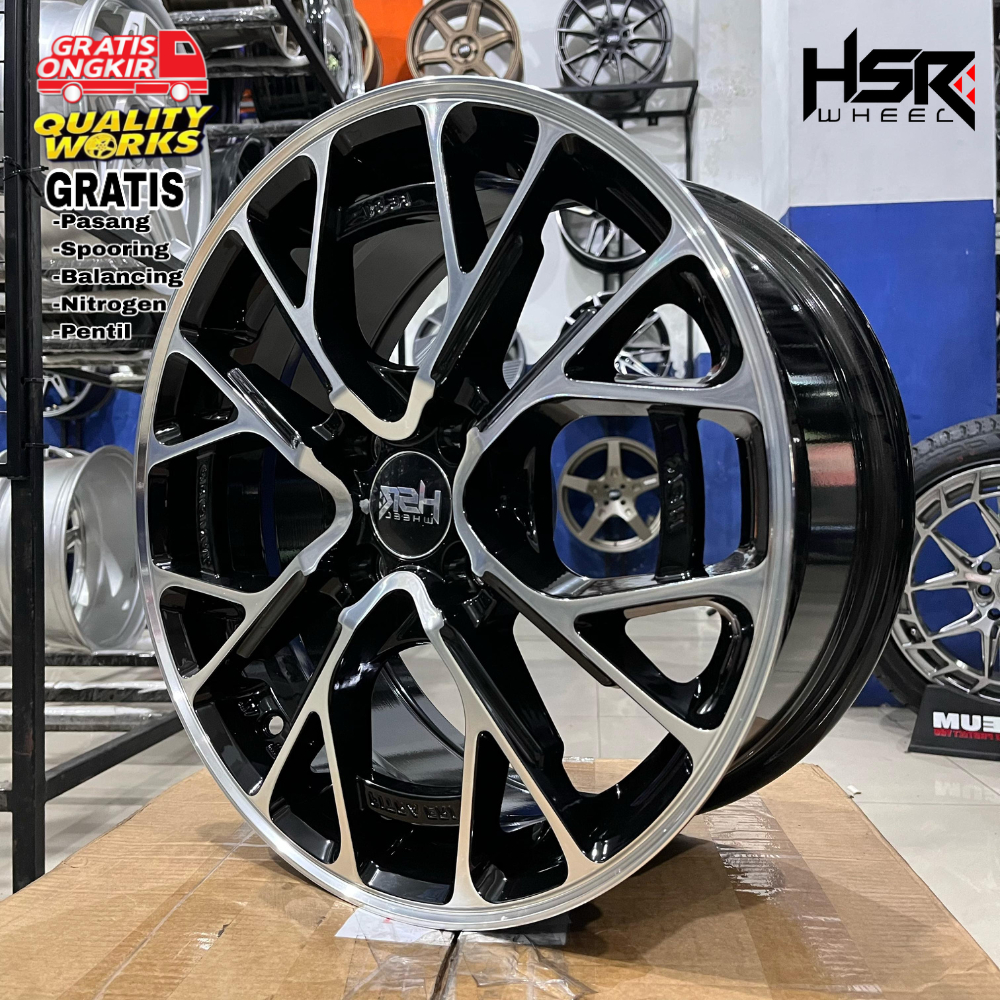 VELG RING 16 MOBIL BRIO, AYLA, AGYA, VELG MODIFIKASI MOBIL HSR WHEEL FE01