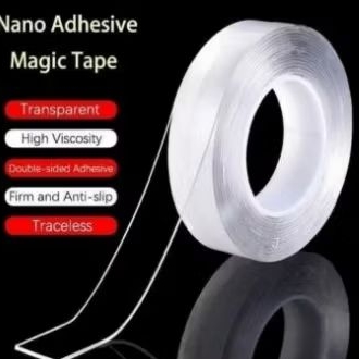 

Double Tape Bening Tahan Air(Nano Magic)30mmx1mx2cm