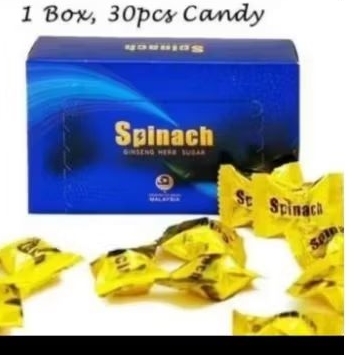 

Spinach Candy Original Herbal Asli 30 Pcs