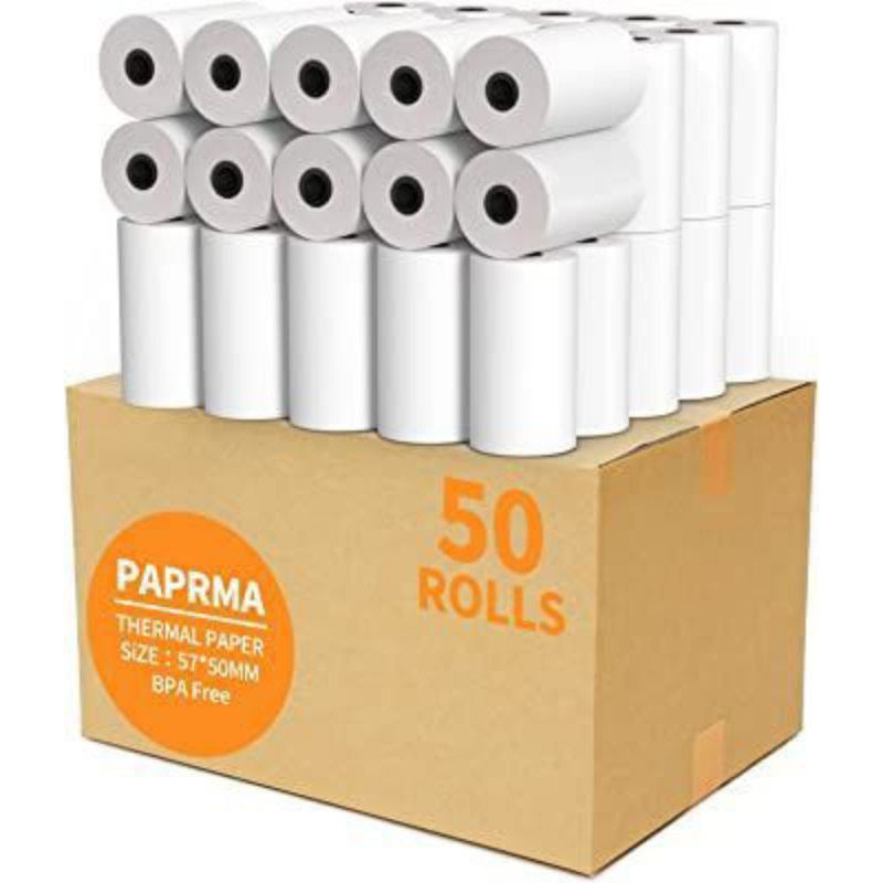 

kertas thermal murah 57x30mm paket 30 roll