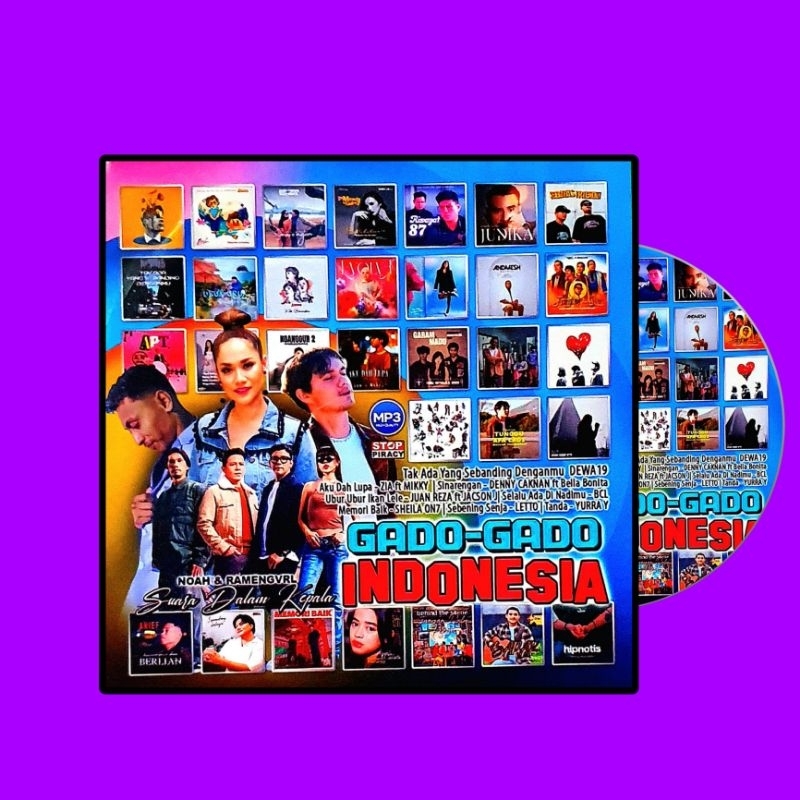 Kaset CD Mp3 Audio Mobil Campuran Lagu Gado Gado Indonesia Terbaru - CD Mp3 Lagu Pop Indonesia Viral