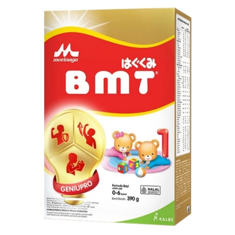 morinaga BMT 1 Gold Susu Formula Bayi 0-6 Bulan Plain
