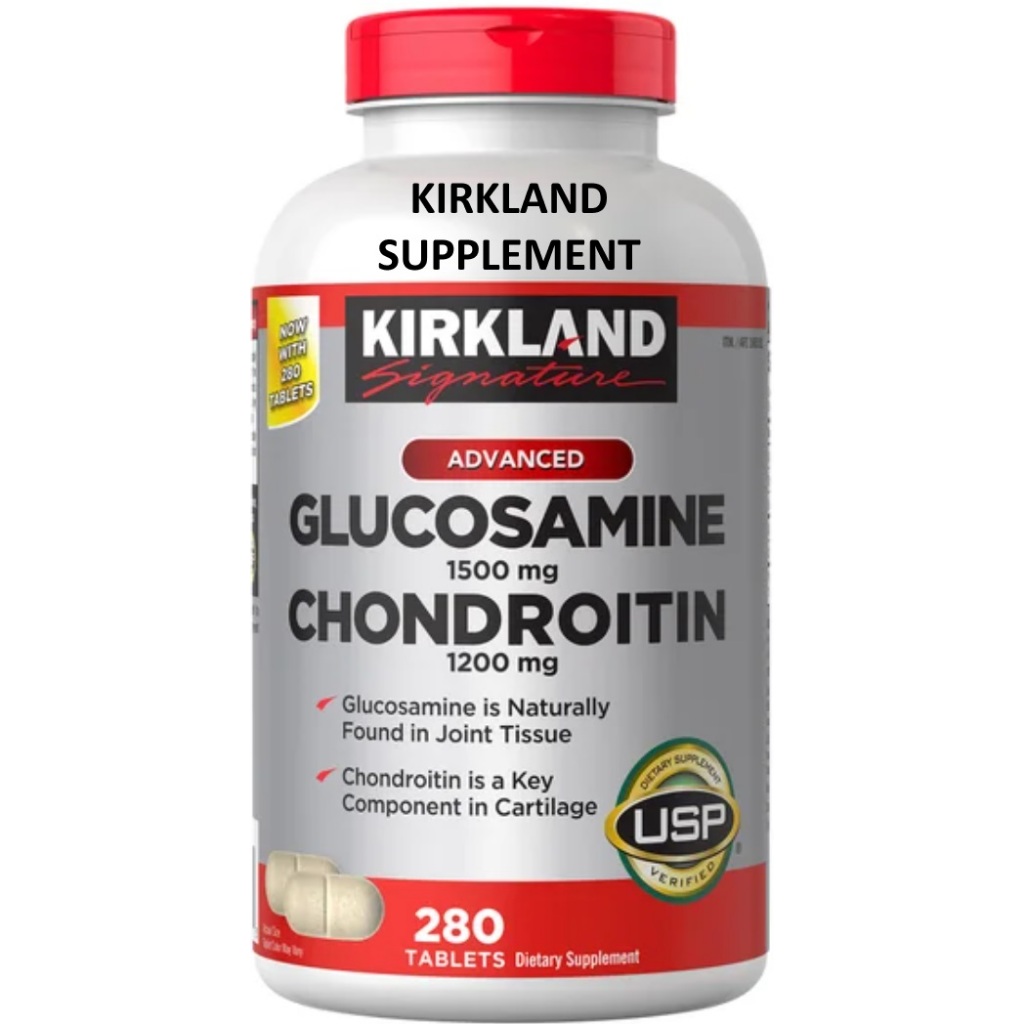 KIRKLAND GLUCOSAMINE 1500mg & Chondroitin 1200mg ORI USA READY STOCK NEW ARRIVED