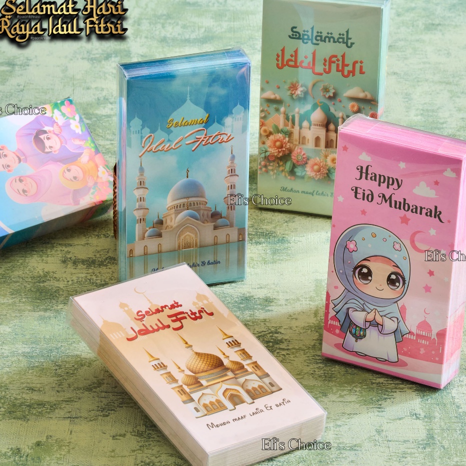 

Terjangkau Amplop Lebaran Jumbo Panjang Isi 5 Lembar Angpao Besar Hari Raya Idul Fitri Kemasan Mika