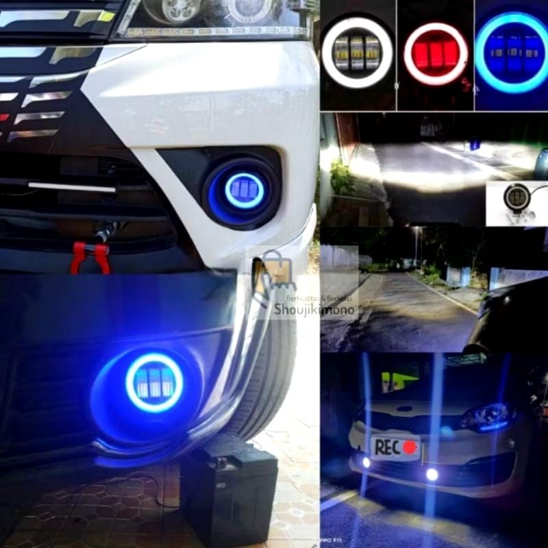 LAMPU TEMBAK SOROT LED DAYMAKER 3 MATA 3.5 INCH BULAT 12-24VOLT UNIVERSAL