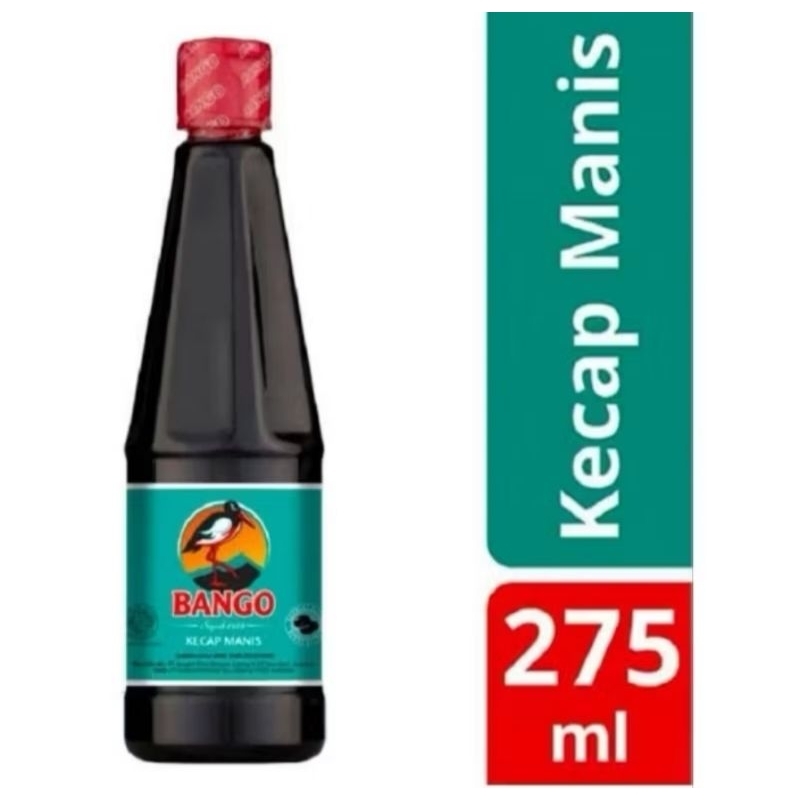 

Kecap Manis BANGO kemasan Botol 275ML
