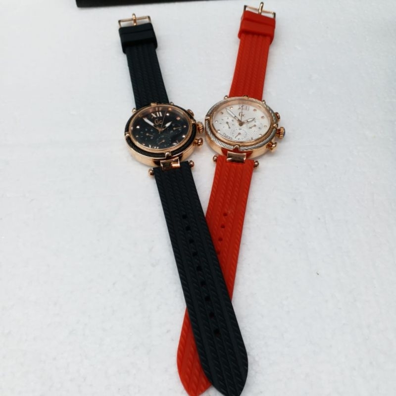 jam tangan wanita rubber gc terlaris
