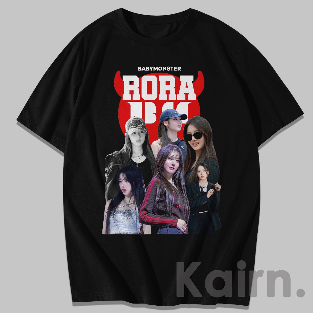 KAIRN - Kaos RORA Babymonster  MIX / Kaos Babymonster / Kaos Kpop / Fansmerch