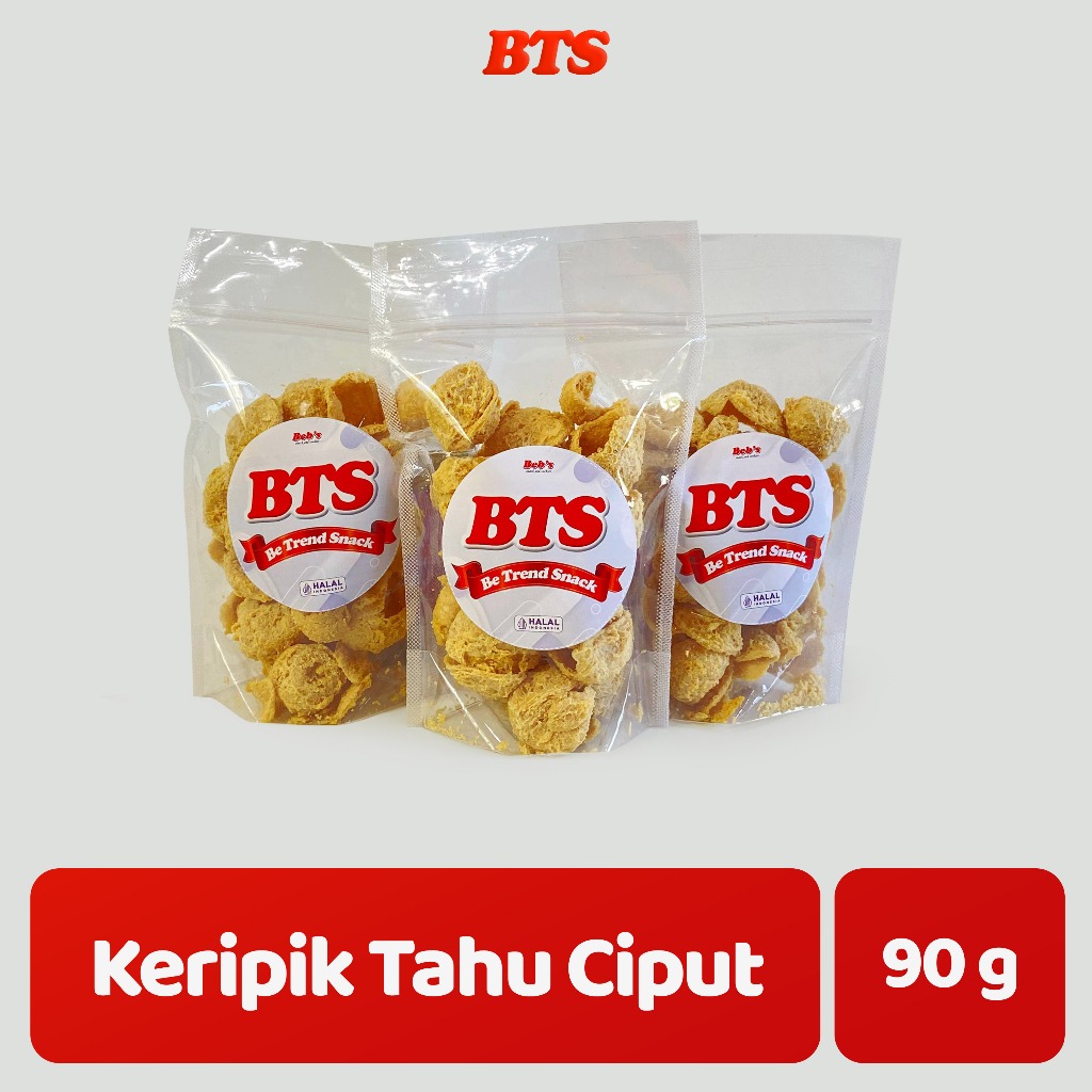 

Keripik Tahu Ciput 90g | Snack Keripik Tahu Walik Bulat Kering Gurih