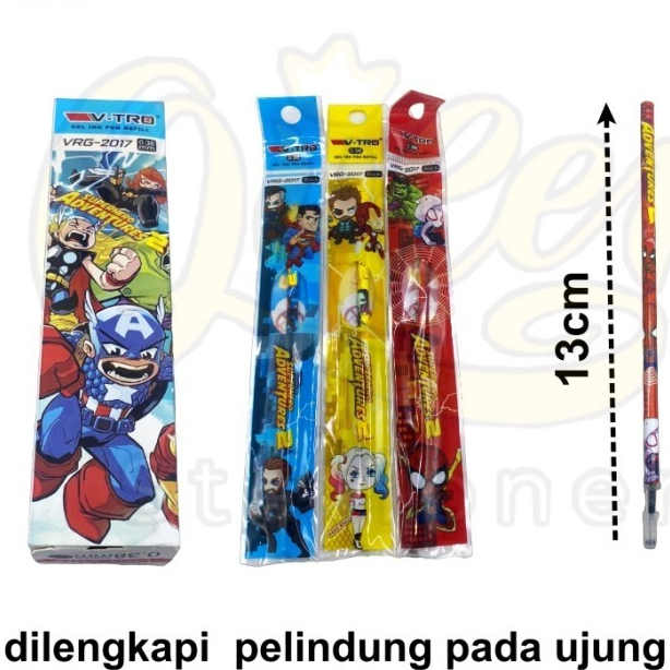 

Refill Pulpen Gel Tinta Hitam Ketebalan 0.35mm