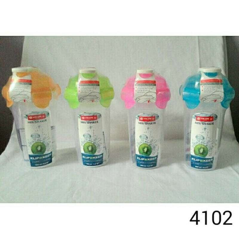 Botol Minum Plastik Shaker Lion Star Klip To Keep Mix Shaker
