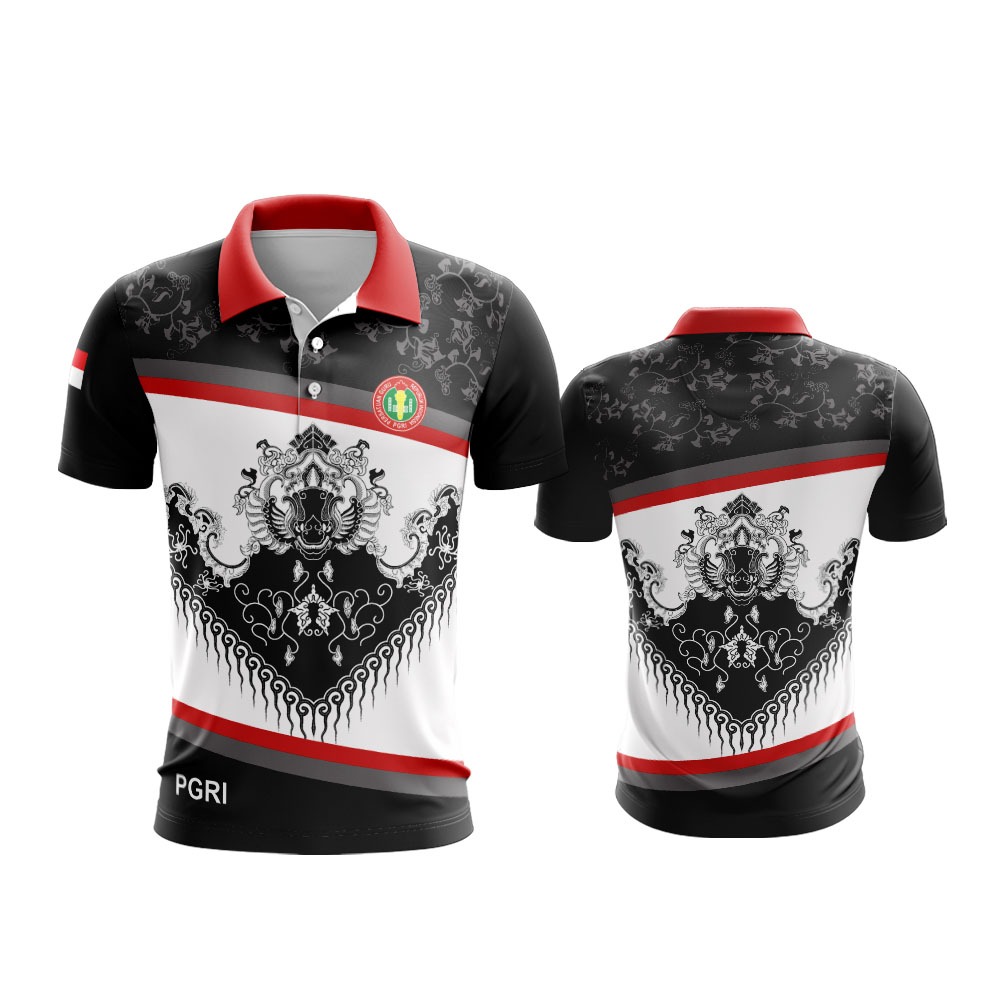 BAJU PGRI PRIA   TERBARU 2025/BATIK PGRI GURU INDONESIA PRINTING KEREN
