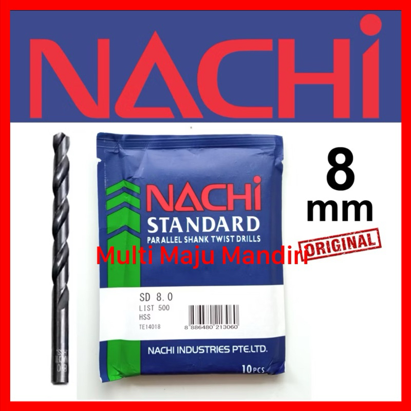 Mata Bor Besi Nachi 8mm Original