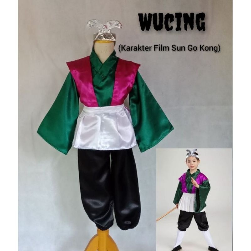 Kostum Cosplay Sha Wujing Film Kera Sakti Kostum Karakter Film