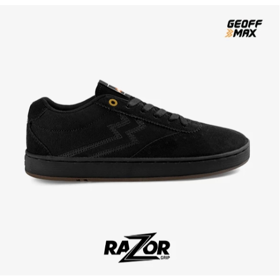 Sepatu Geoff Max - Boston All Black | Shoes Cupsole | Sepatu / Sepatu Full Black