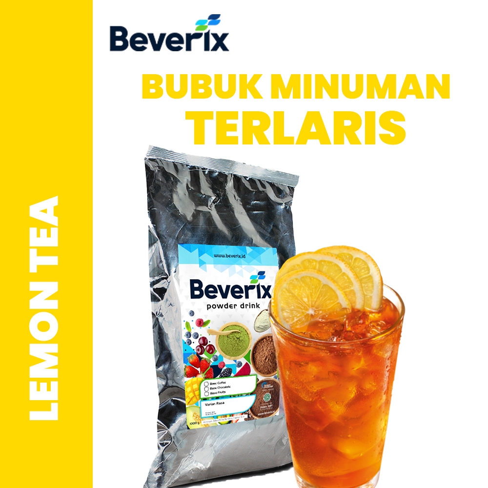 

BEVERIX Bubuk Minuman Lemon Tea 500 Gr Bubuk Fruit Tea Aneka Rasa