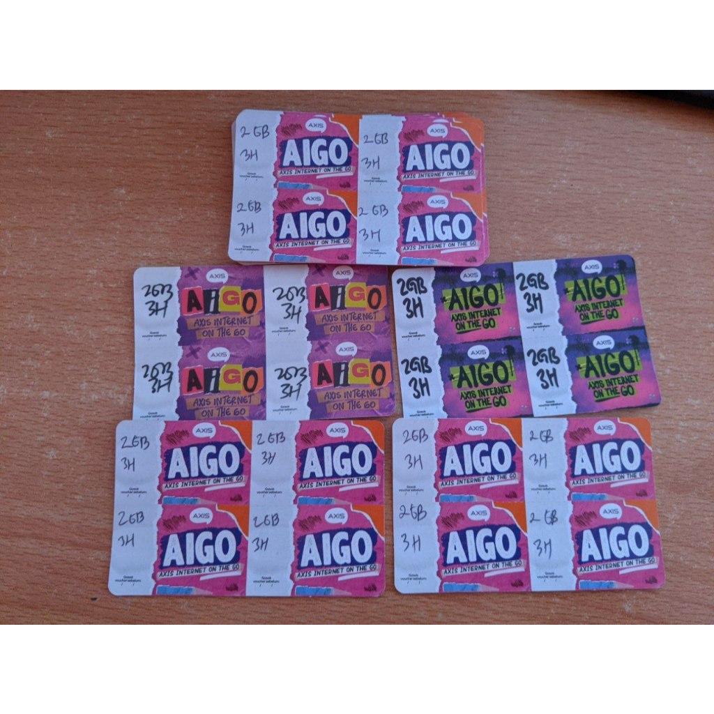 Voucher Kuota Axis Aigo 2,5GB 3Hari