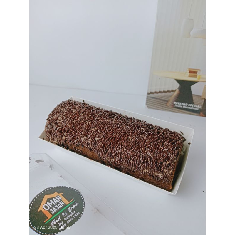 Omahjajan bolu gulung coklat meses premium