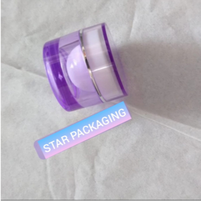 Pot Cream 10Gr Ungu Pot Cream 10gr Acrylic Ungu Natural Jar Transparan