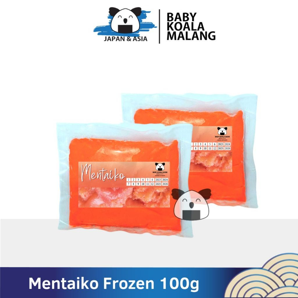 

MENTAIKO Myeongnan Telur Ikan Mentai Berbumbu 100 g │ Korean Salted Pollock Roe - MLG