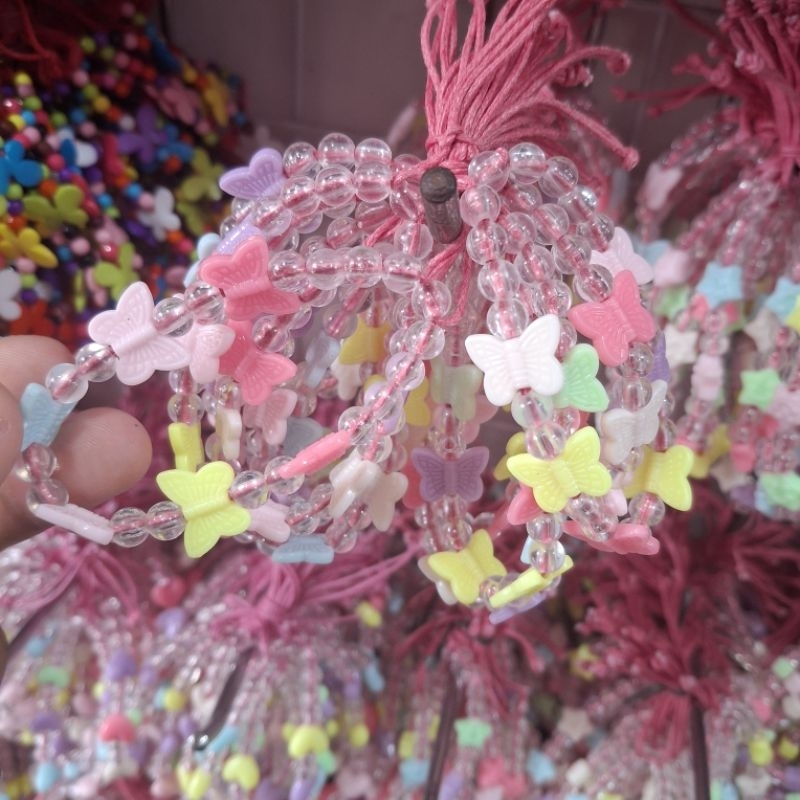 GELANG TALI ANAK PEREMPUAN GELANG MANIK TALI FASHION PEREMPUAN