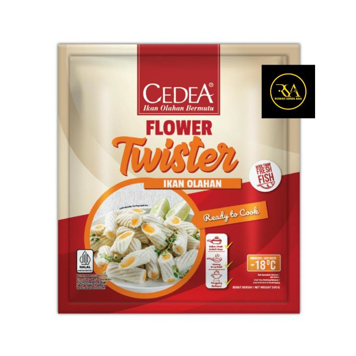 Cedea Ikan Olahan Flower Twister 50gr/Seafood/steamboat/sehat