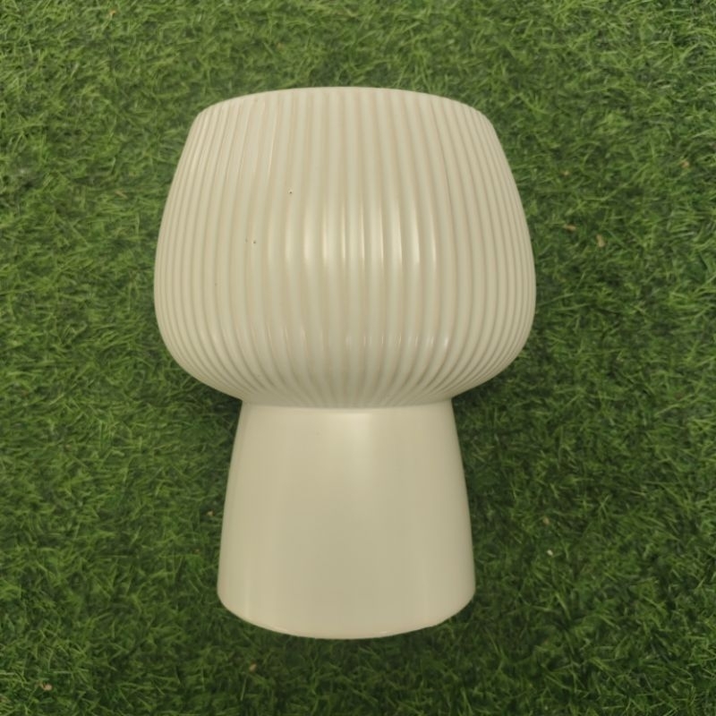 Pot keramik pot tanaman hias pot bunga model bulat tinggi