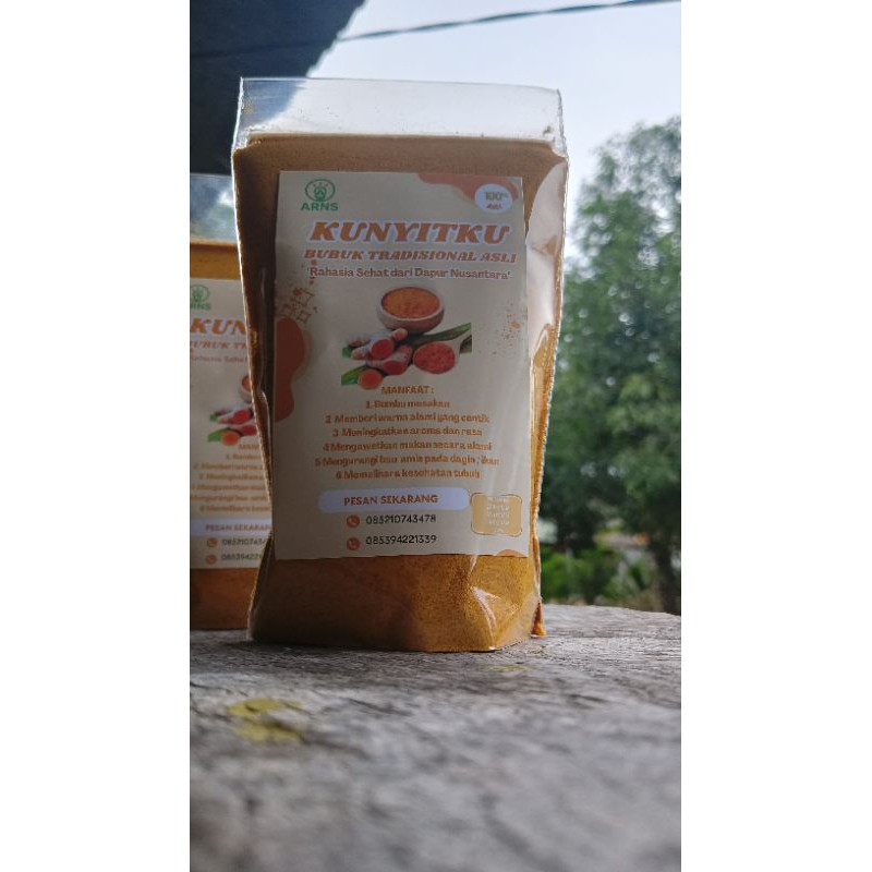 

KUNYIT BUBUK TRADISIONAL ASLI 100%