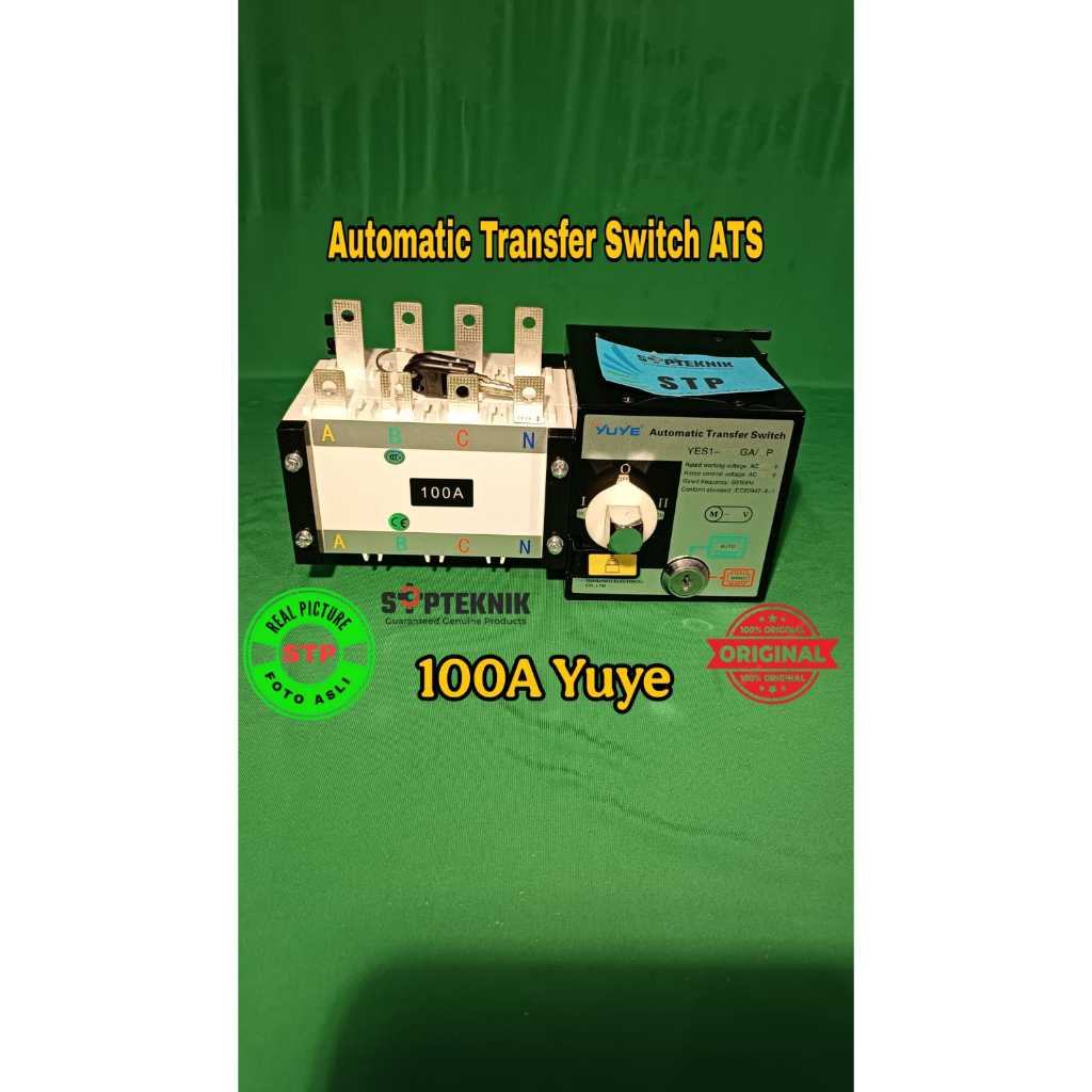 AUTOMATIC TRANSFER SWITCH ATAU ATS 100A MERK YUYE