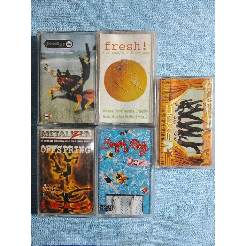 Kaset Barat  / kaset pita / kaset Metalizer / kaset Sugar Ray / Kaset Prodigy / Kaset Fresh / Kaset 