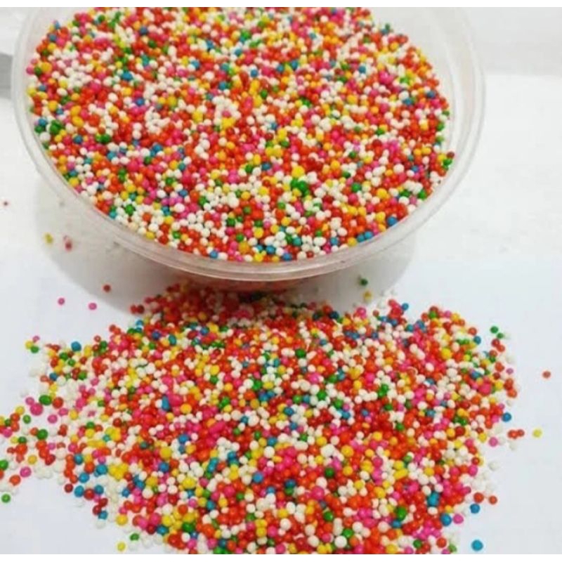 

hiasan kue topping kue sprinkle gula butir warna warni