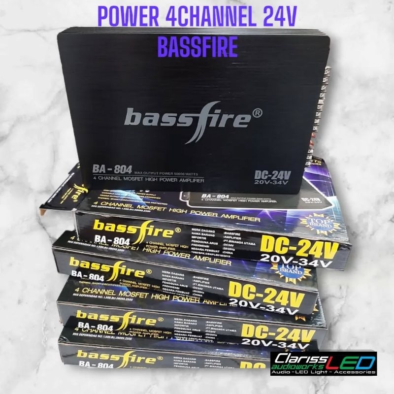 POWER BASSFIRE 4Channel 24v