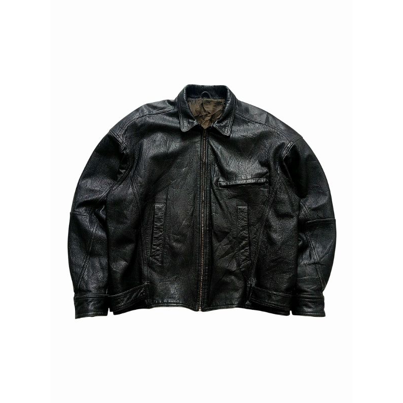 Vintage Work Jacket | Vintage Leather Jacket | Leather Jacket Second | Jaket Kulit Vintage | Detroit