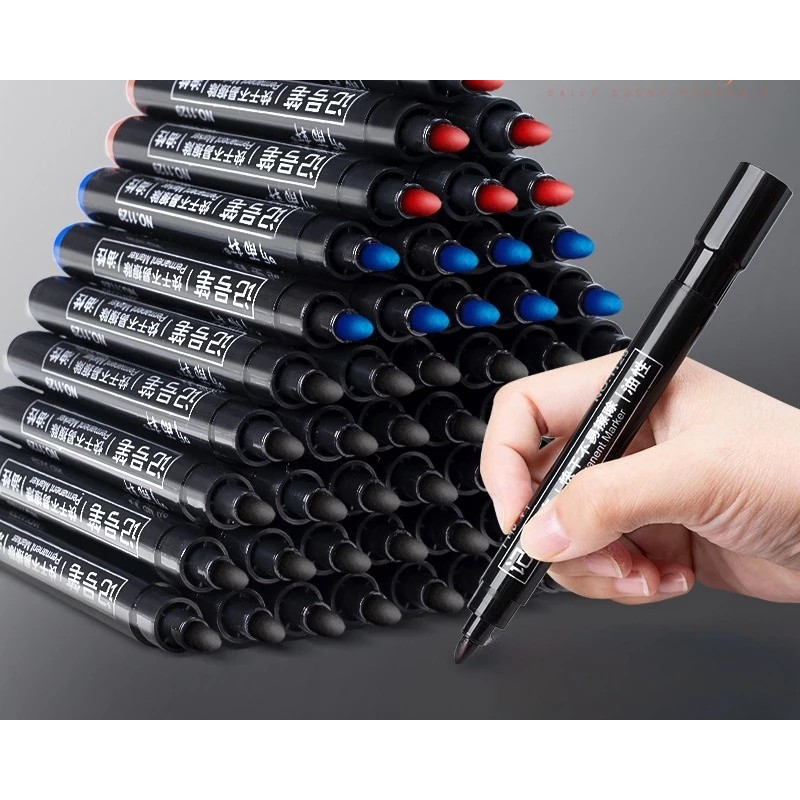 

PGATK-Spidol Tinta Minyak Spidol Hitam Cepat Kering Spidol Tahan Air Spidol Khusus Logistik Spidol Alat Tulis Siswa Spidol Kantor