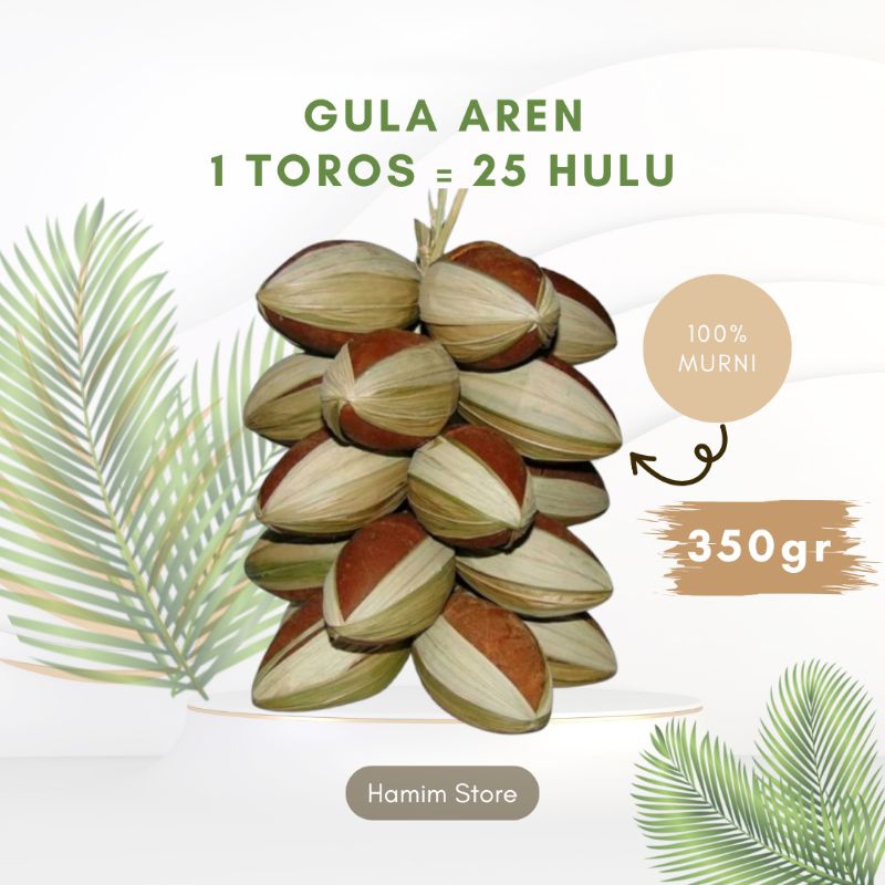 

Gula Aren Asli Lebak Banten 100% Murni | Wangi, Legit & Tanpa Pengawet | 1 Toros = 5 Kojor = 25 Hulu