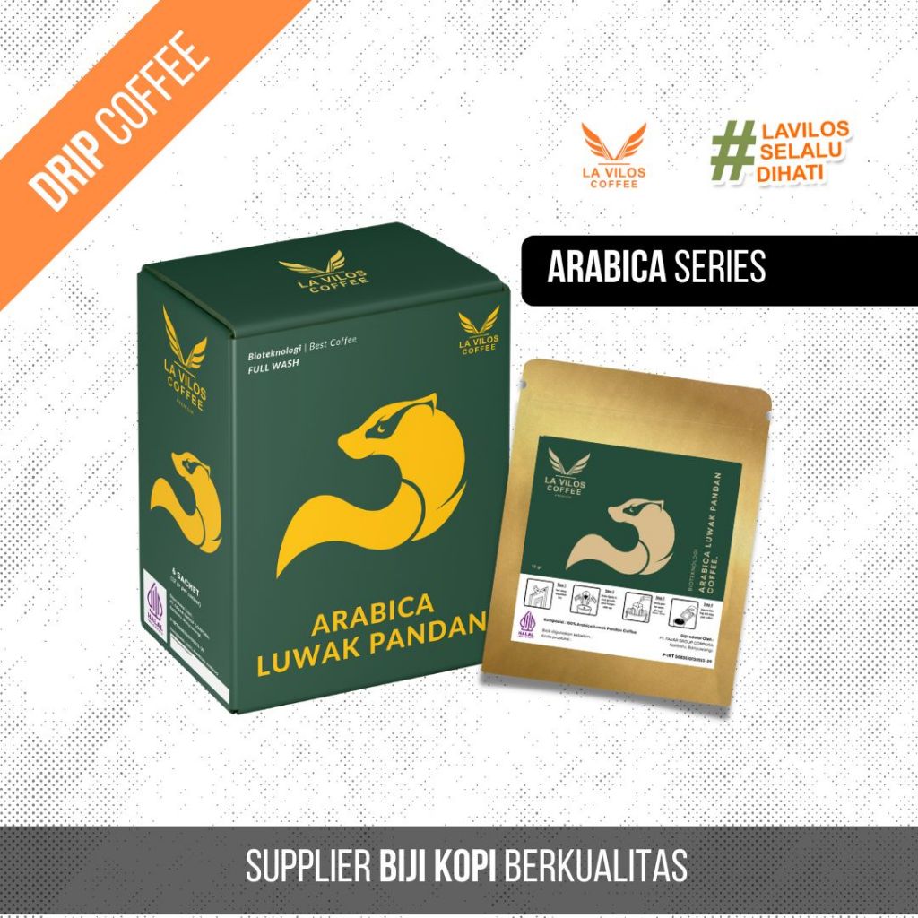 

Drip Coffee - Arabica Luwak Coffee @12gr