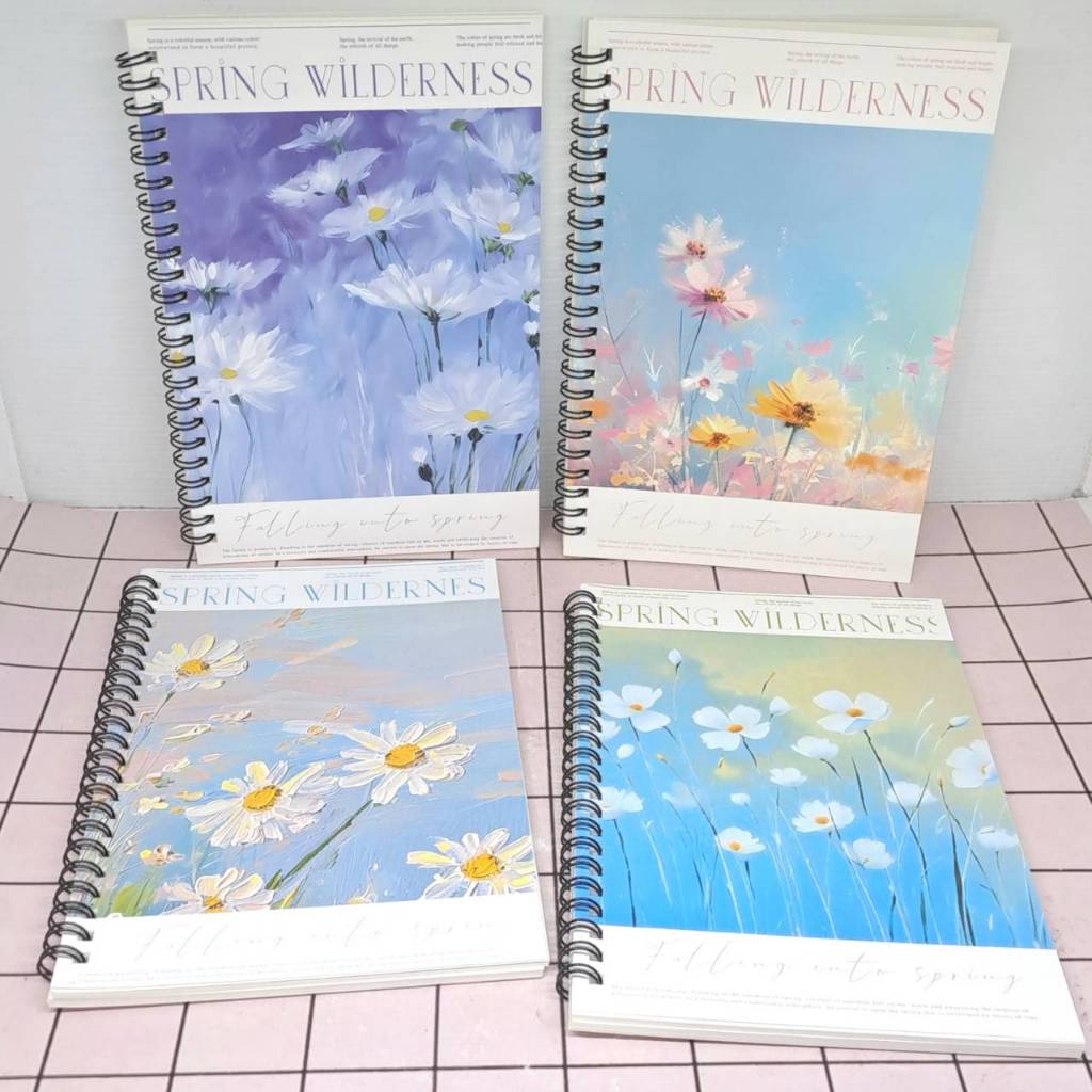 

Buku Catatan Sekolah Kuliah Jurnal Agenda Diary A5 Notebook Spiral Bunga Fancy Scenery Aesthetic