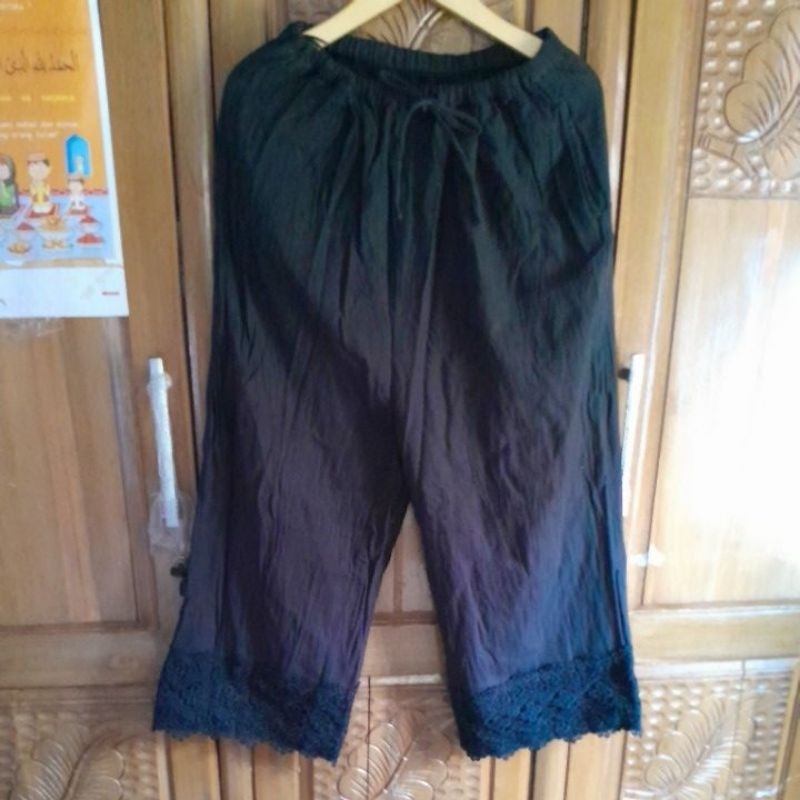 celana kulot renda