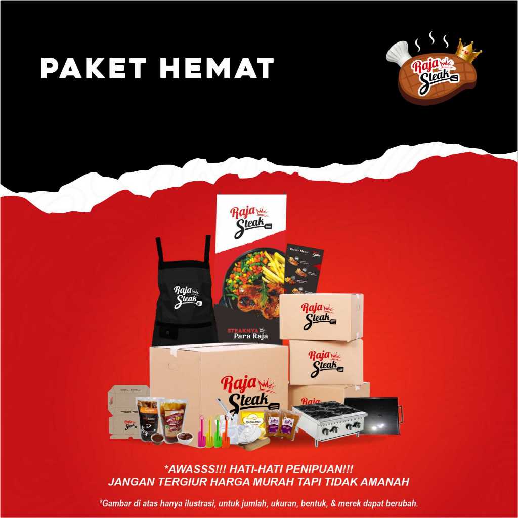 

Paket Usaha Steak Ayam Kekinian - Paket Hemat