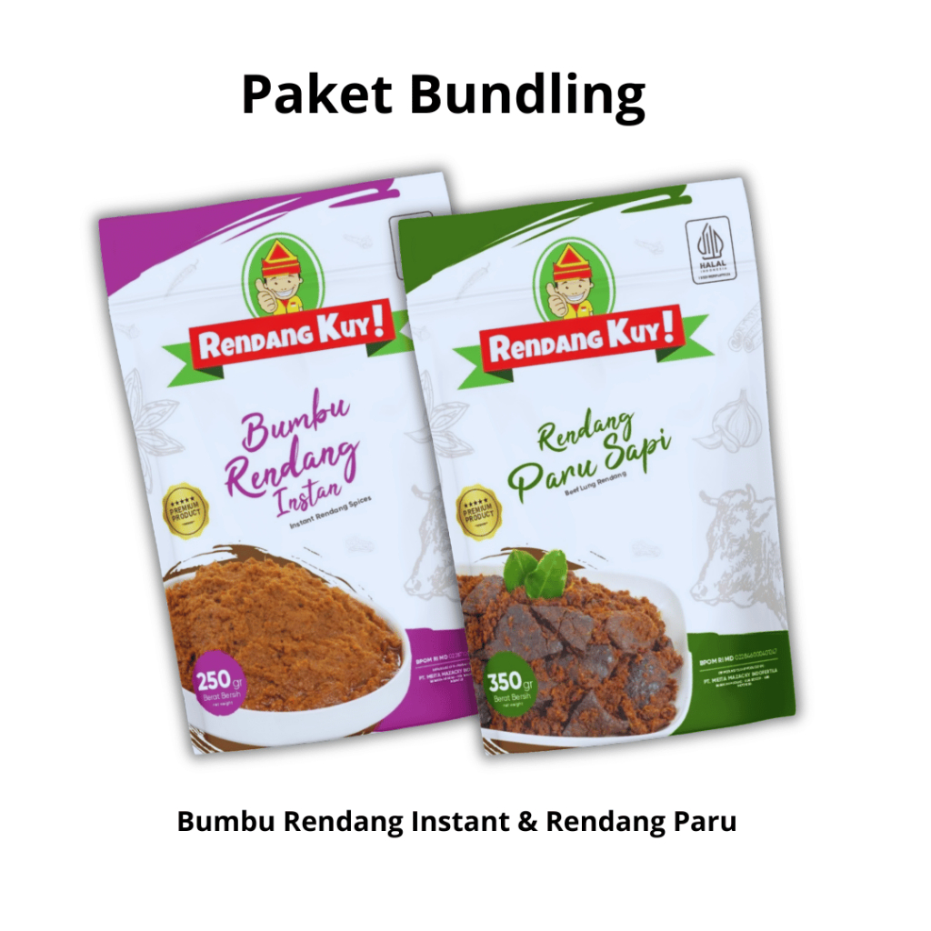 

Rendang Kuy! - Bundling Bumbu Rendang Instant & Rendang Paru