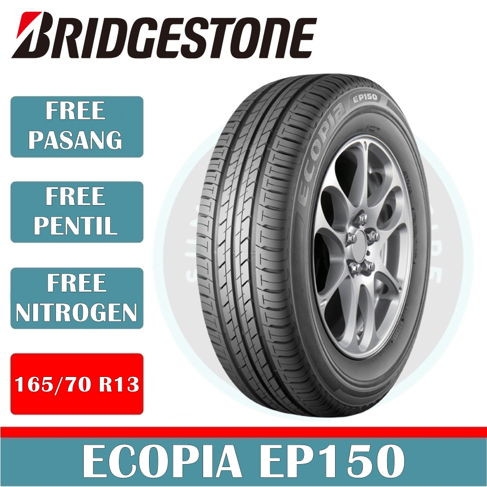 Ban Mobil BRIDGESTONE ECOPIA EP150 165/70 R13 Tubeless Ban Mobil Starlet Ring 13