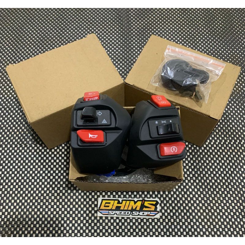 SAKLAR AEROX PNP MIO SPORTY /SMILE LENGKAP DENGAN LAMPU HAZARD