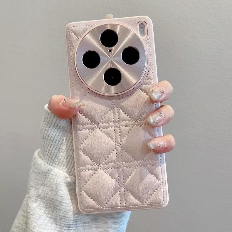 Suitable for Vivo X200 X300 pro Phone Case, New VIVO X200 Pro Lens All Inclusive, Ultra-Thin Pink X1