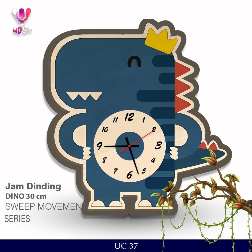 JamDinding Ukir Karakter Hiasan Dinding Ruang Tamu Kamar tidur