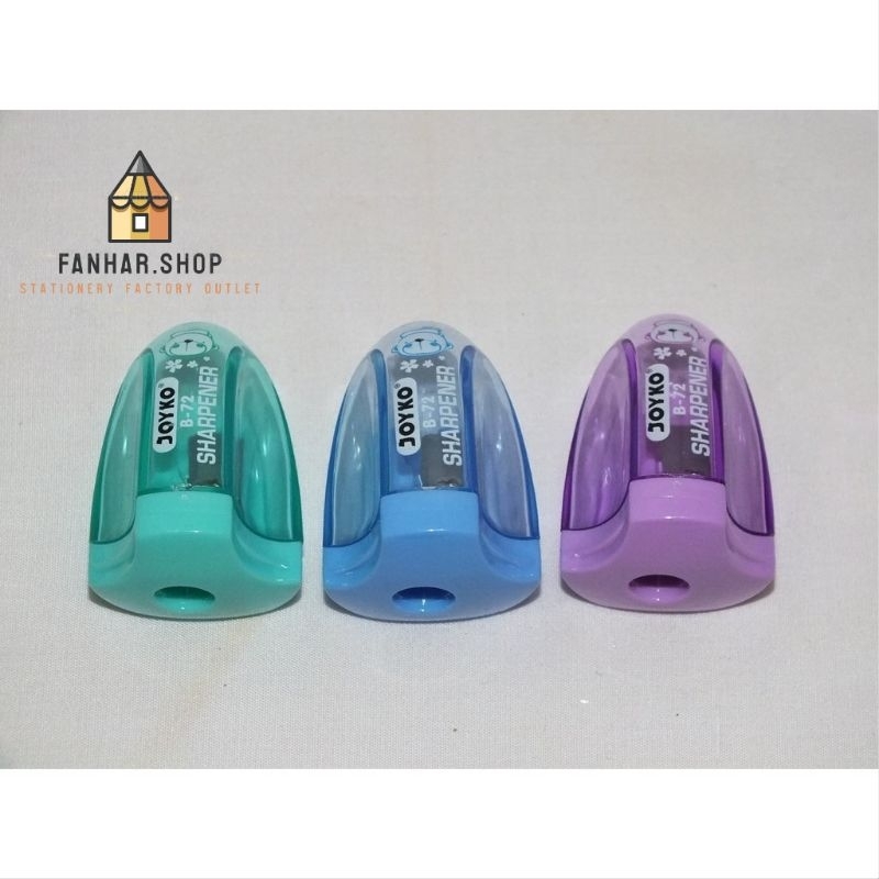 

JOYKO Rautan serutan pensil joyko B 72 1 box isi 24 pcs mix warna