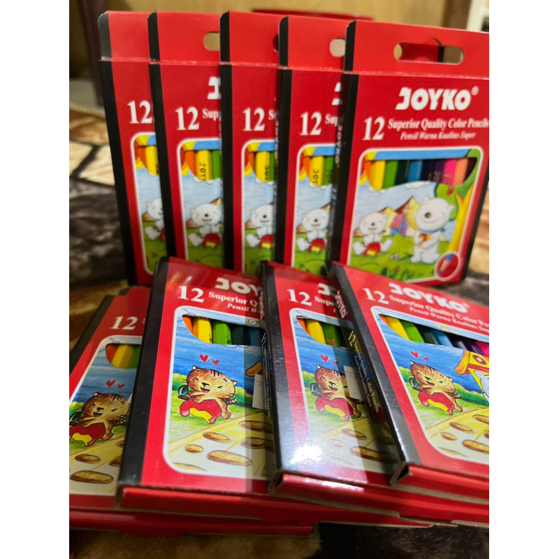 

pensil warna Joyko 12 warna