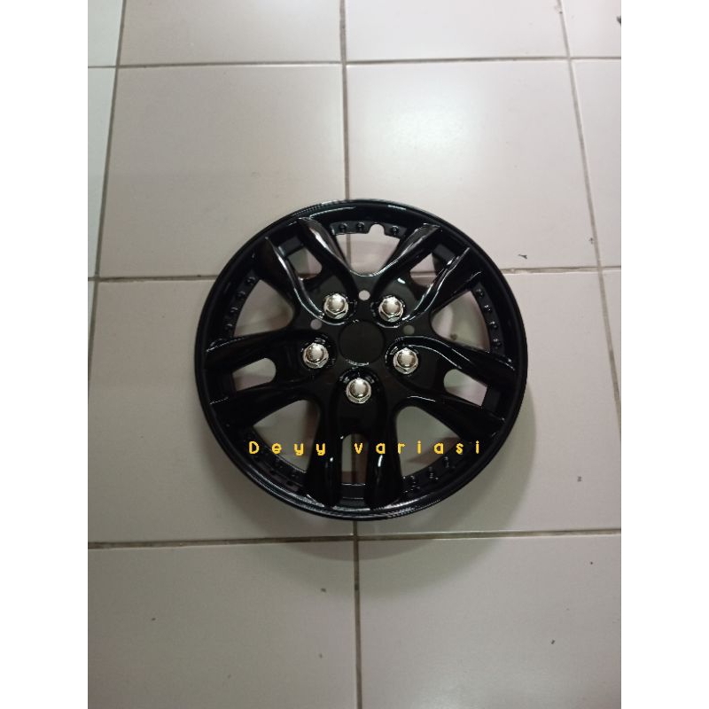 cover velg roda mobil avanza xenia ring 13 hitam glossy