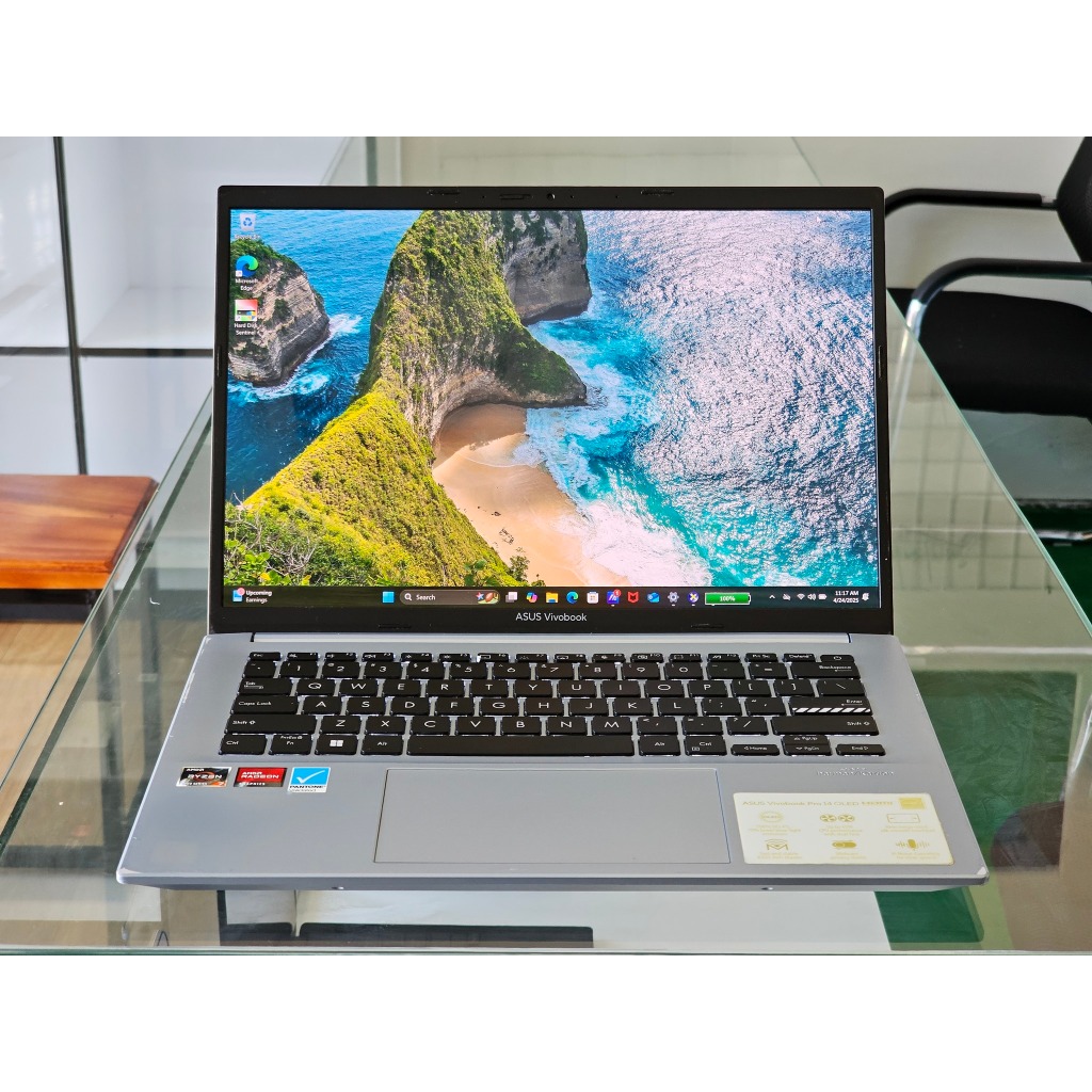 ASUS Vivobook Pro 14 OLED AMD Ryzen 7 5000 Series Ram 16 Nvidia Layar 2K 90 Hz OLED Pantone Validate